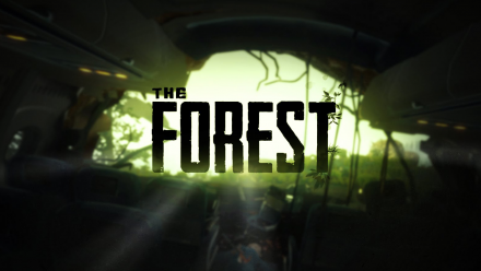 Image depicting the logo for the game "the Forest"